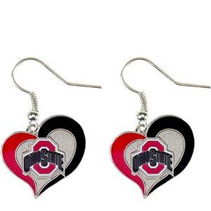 NCAA Floating Logo Hoop Earrings